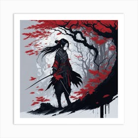 Samurai Warrior Art Print