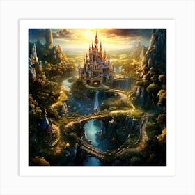 Disney'S Cinderella Castle Art Print