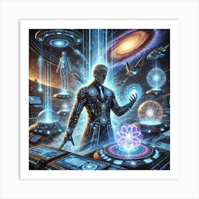 A Depiction Of An Executor Of Technology, A High R Art Print