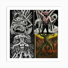 Monster Of Gore Art Print