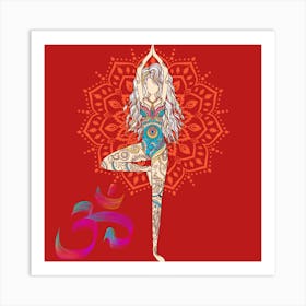 Yoga Girl 2 Art Print