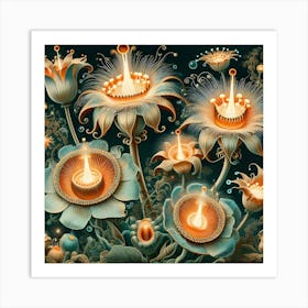 Flowers Of The Night 2 Art Print