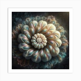 Fractal Flower Art Print