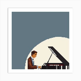 Pixel Art Art Print