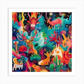 Cactus Jungle Art Print