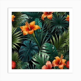 Default Tropical Flora Art 1 Art Print