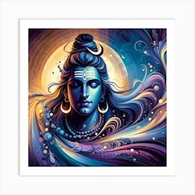 Lord Shiva 9 Art Print