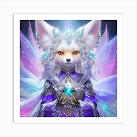 Fairy Fox 1 Art Print