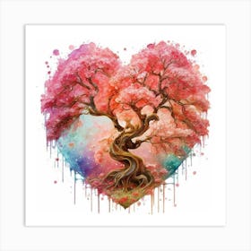 Cherry Blossom Tree 1 Art Print