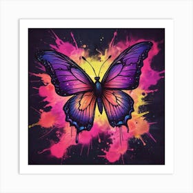 Butterfly Painting 315 Art Print