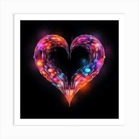 Love Neon (1) Art Print