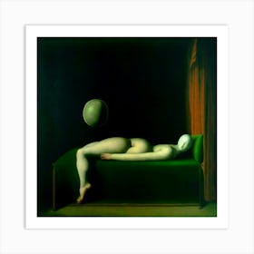 'The Sleeping Woman II' - Alexis Nudea Art Print