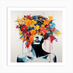 Flower Girl 2 Art Print