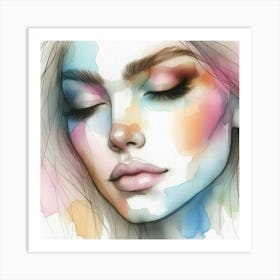 Watercolor Painting 14 Art Print