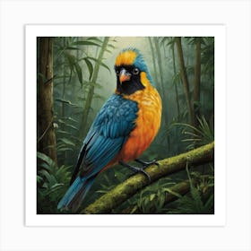 Bird In The Jungle Art Print