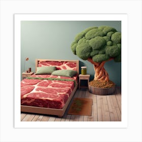 Tree Of Meat Art Print