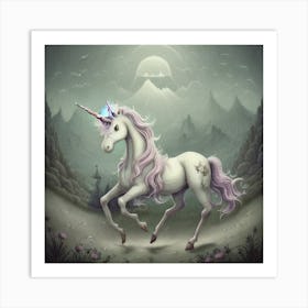 Beautiful Unicorn 2 Art Print