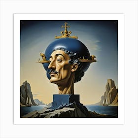 'The Head Of A Man' Art Print