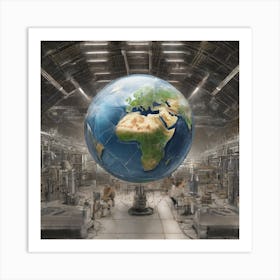 Earth In A Factory 1 Art Print