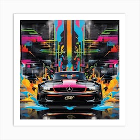 Mercedes Slam Art Print