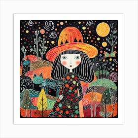 Witches Hat 3 Art Print