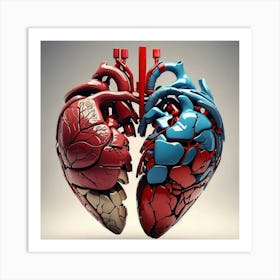 Human Heart Art Print