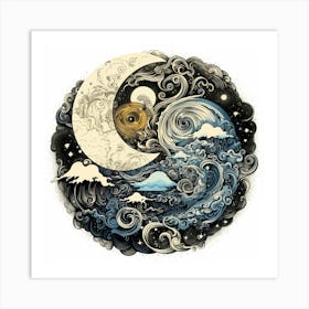 Yin Yang 65 Art Print