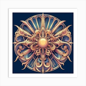 Ornate Sun Art Print