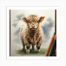 Highland Cow 1 Art Print