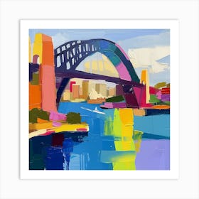 Abstract Travel Collection Sydney Australia 9 Art Print