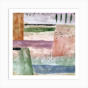 Landscape With Trees 5 Art Print