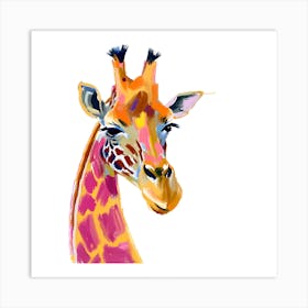 Masai Giraffe 04 Art Print