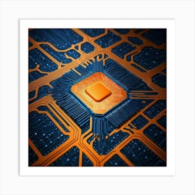 Circuit Board 1 Art Print