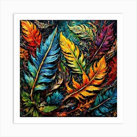 Feathers 7 Art Print