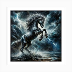 Lightning Horse 32 Art Print