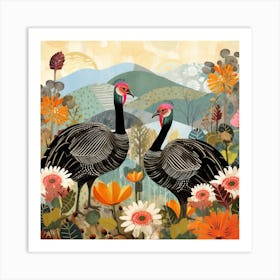 Bird In Nature Turkey 4 Art Print