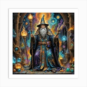 Wizard Of Odin Art Print