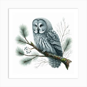 Great Grey Owl 2 Art Print