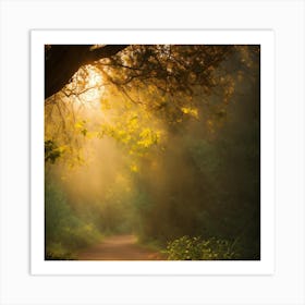 Sunbeams Art Print