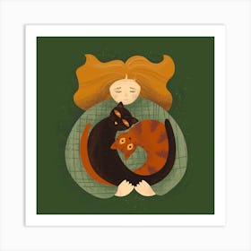 Circle of Cuddles Art Print