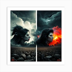 Heaven And Hell Art Print