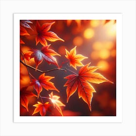 Autumn Leaves Art Print