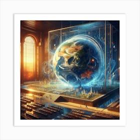 World In A Box Art Print