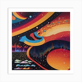 Spacescape Art Print