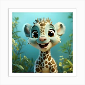 Giraffe 10 Art Print