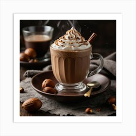 Hot Chocolate With Hazelnuts Art Print