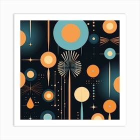 Abstract Space Background 1 Art Print