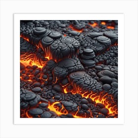 Lava Rock 1 Art Print