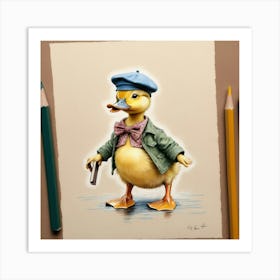 Ducky 36 Art Print