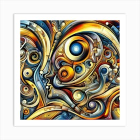 Abstract Painting 5 Art Print